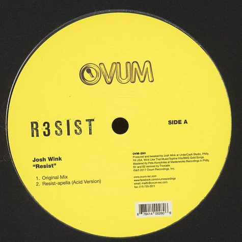 Josh Wink - Resist Truncate Remixes