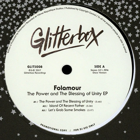 Folamour - The Power And The Blessing Of Unity EP