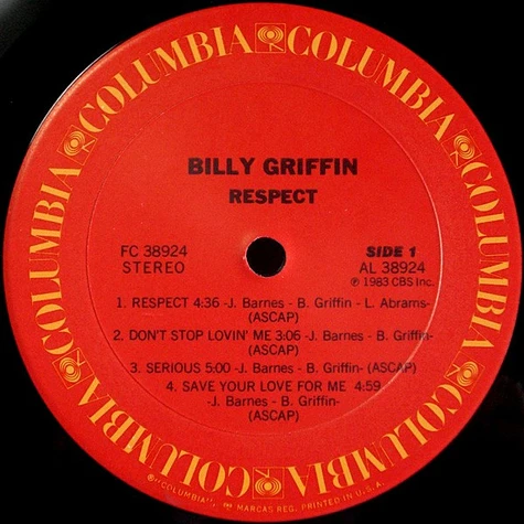 Billy Griffin - Respect