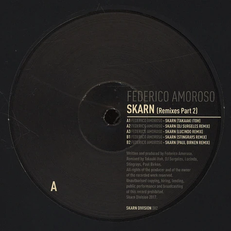 Federico Amoroso - Skarn Remixes Part 2