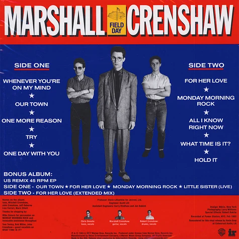 Marshall Crenshaw - Field Day Expanded Edition