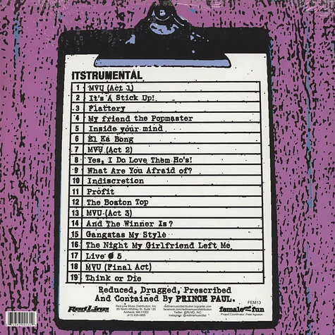 Prince Paul - Itstrumental