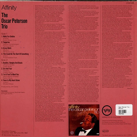 The Oscar Peterson Trio - Affinity