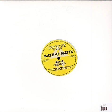 Math U Matix - Higher