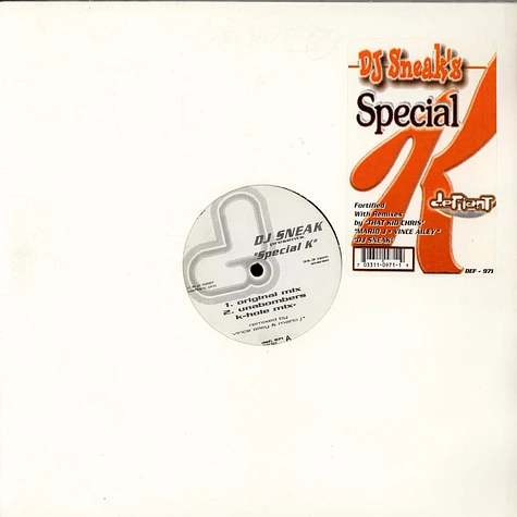 DJ Sneak - Special K