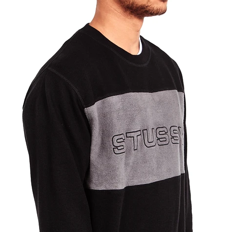 Stüssy - Paneled LS Crew Sweater