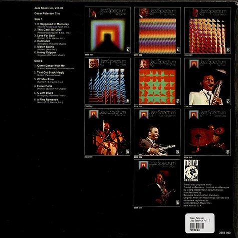 Oscar Peterson - Jazz Spectrum Vol. 3