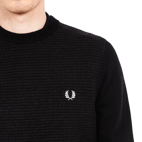 Fred Perry - Textured Crew Neck Jumper