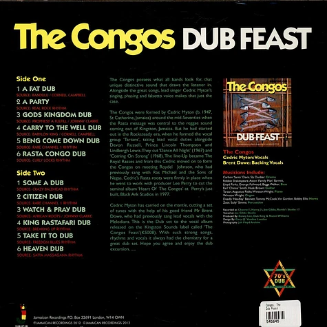 The Congos - Dub Feast