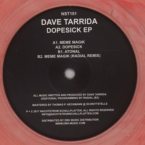 Dave Tarrida - Dopesick EP
