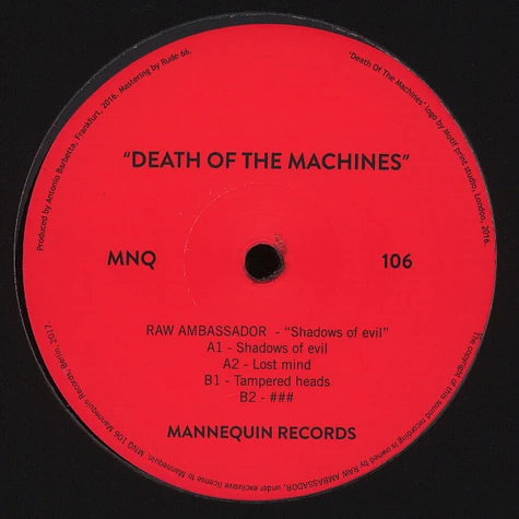 Raw Ambassador - Shadows Of Evil X Death Of The Machines