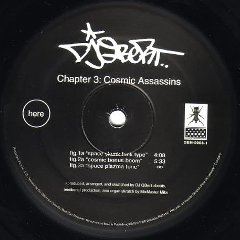 DJ Q-Bert - Cosmic Assassins / Sneak Attack