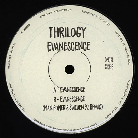 Thrilogy - Evanescence Man Power Remix