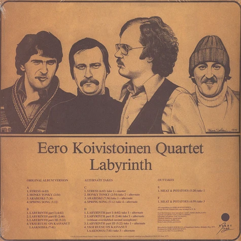 Eero Koivistoinen Quartet - Labyrinth Yellow Vinyl Edition