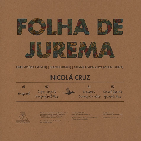 Nicola Cruz, Salvador Araguaya & Spaniol - Folha De Jurema Feat. Arteria FM