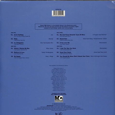 V.A. - Classic R&B (Definitive R&B Mastercuts Volume 1)