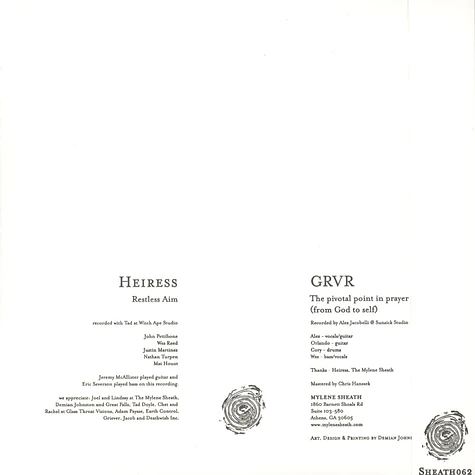 Heiress / GRVR - Split 7"