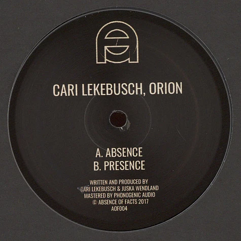 Cari Lekebusch & Orion - Absence / Presence