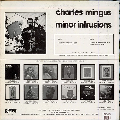 Charles Mingus - Minor Intrusions