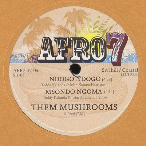 Them Mushrooms - Them Mushrooms EP