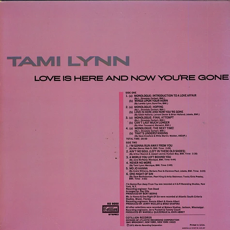 Tami Lynn - Love Is Here And Now You're Gone