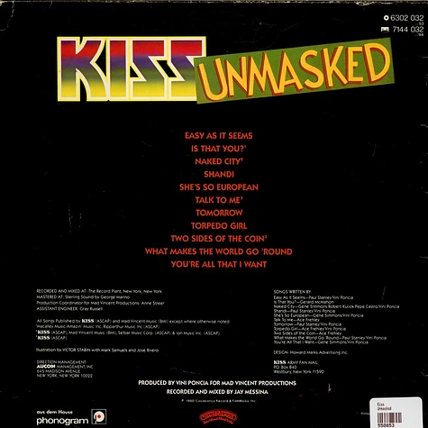 Kiss - Unmasked