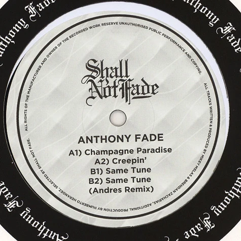 Anthony Fade - Champagne Paradise