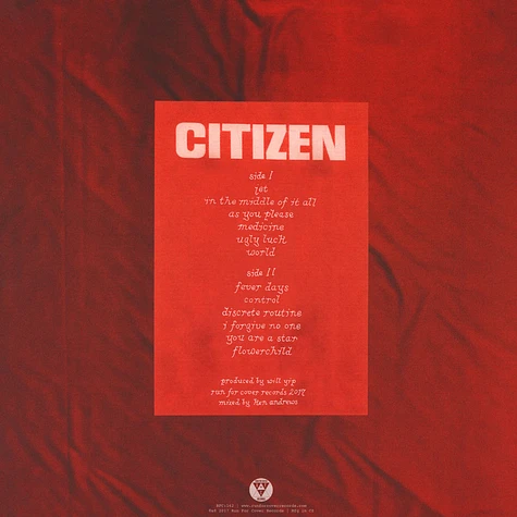 Citizen - As You Please Orange / Blue Vinyl Edition