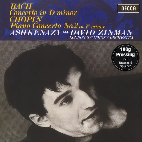 Vladimir Ashkenazy & London Philarmonic Orchestra with David Zinman - Bach: Concerto In D-Minor / Chopin: Piano Concert No. 2