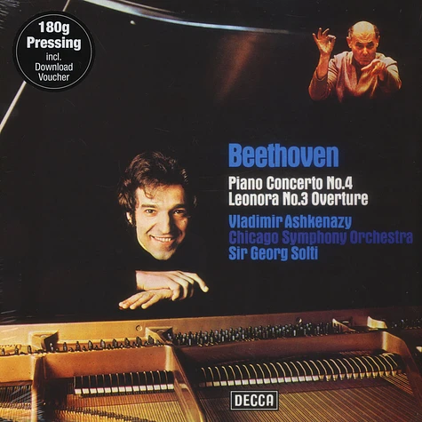 Vladimir Ashkenazy & Chicago Philarmonic Orchestra with Sir Georg Solti - Beethoven: Piano Concert No. 4 & Leonore Overture No. 3
