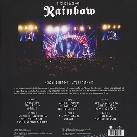 Ritchie Blackmore's Rainbow - Memories In Rock - Live in Germany