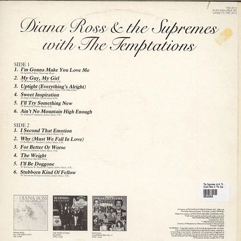 The Supremes With The Temptations - Diana Ross & The Supremes With The Temptations