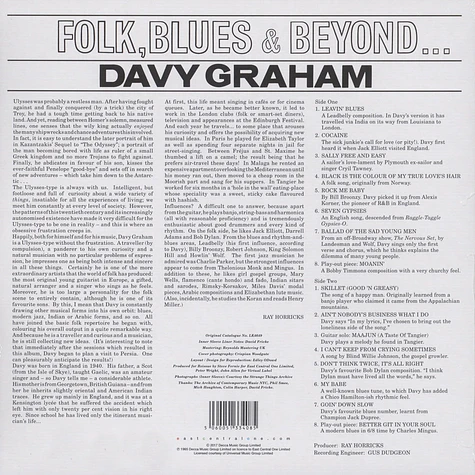 Davy Graham - Folk Blues & Beyond...