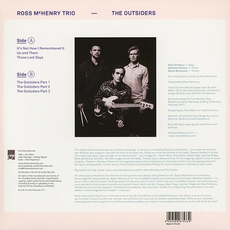 Ross McHenry Trio - The Outsiders