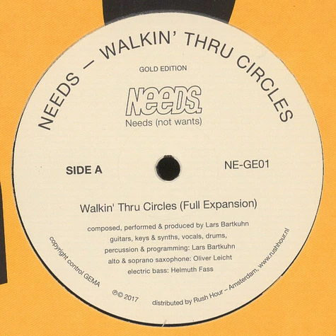 Needs - Walkin' Thru Circles 2017 Edition