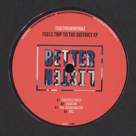 Thatmanmonkz - Feels Trip to The District EP