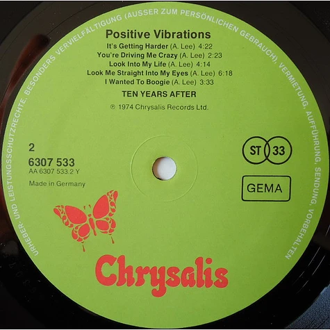 Ten Years After - Positive Vibrations