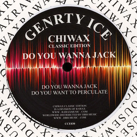 Gentry Ice / Adonis - Do You Wanna Jack / Lost In The Sound / My Space