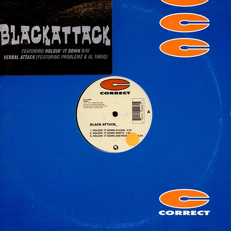 Black Attack - Holdin' It Down / Verbal Attack