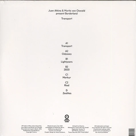 Juan Atkins & Moritz Von Oswald present Borderland - Transport