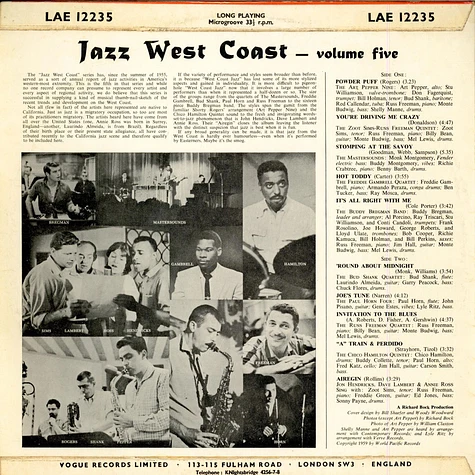V.A. - Jazz West Coast Volume-Five