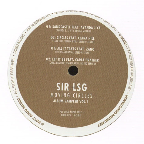 Sir LSG - Moving Circles Album Sampler Volume 1