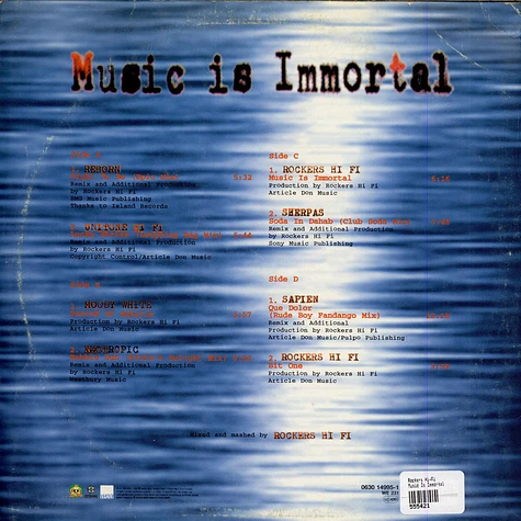 Rockers Hi-Fi - Music Is Immortal - Mixed And Mashed By Rockers Hi-Fi