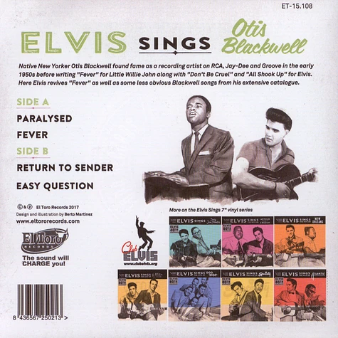 Elvis Presley - Sings Otis Blackwell