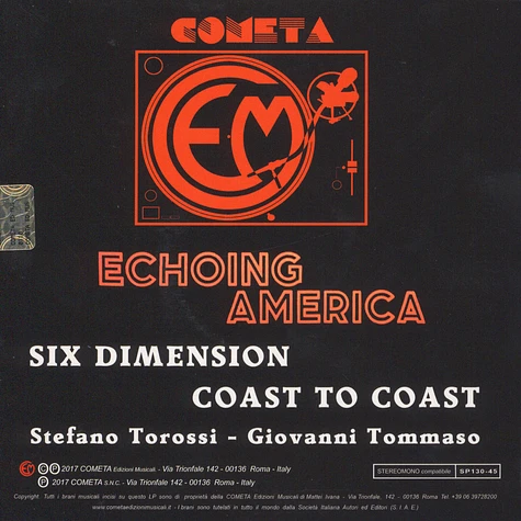 Echoing America - Six Dimension / Coast To Coast