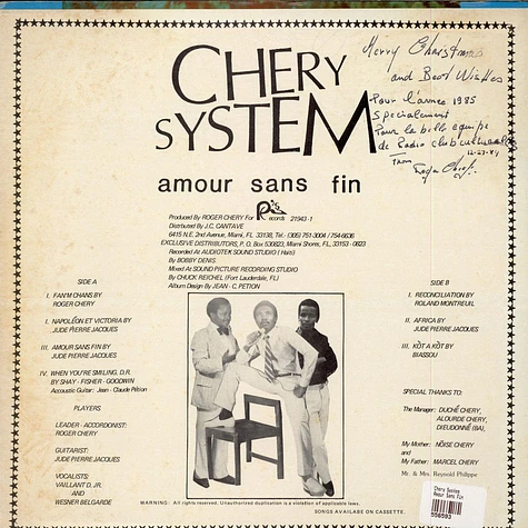 Chery System - Amour Sans Fin