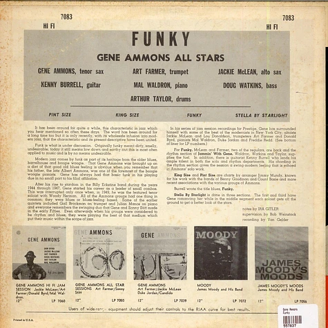 Gene Ammons - Funky