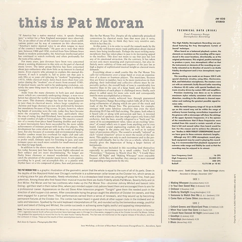Pat Moran Trio - This Is Pat Moran
