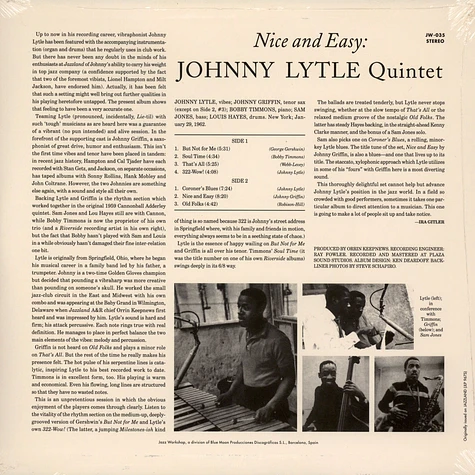 Johnny Lytle - Nice And Easy