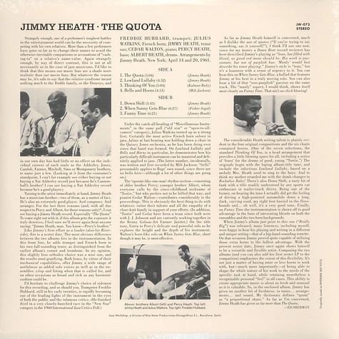 Jimmy Heath - The Quota